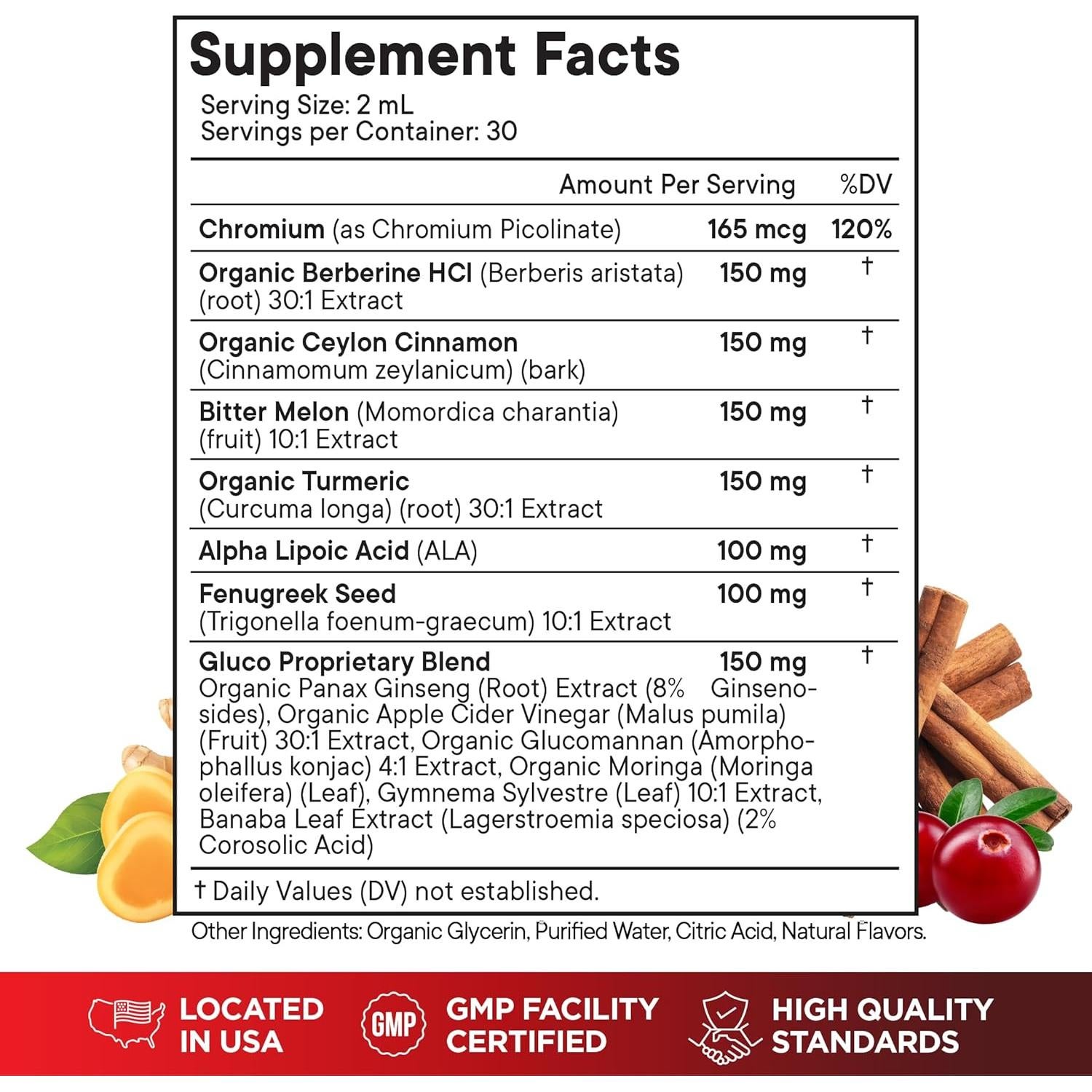 Gotas de Berberina con Canela de Ceilán 60ml - Superfood MD