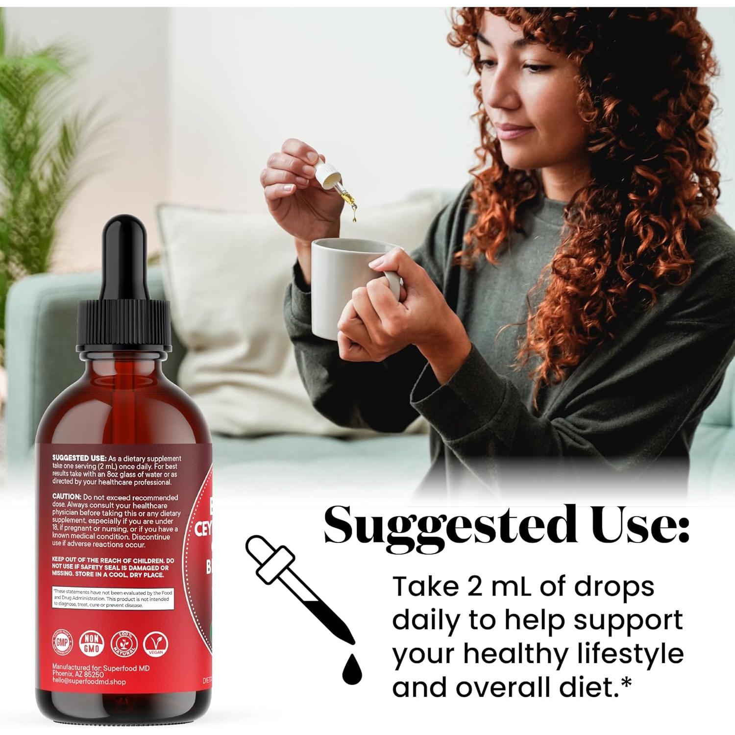 Gotas de Berberina con Canela de Ceilán 60ml - Superfood MD