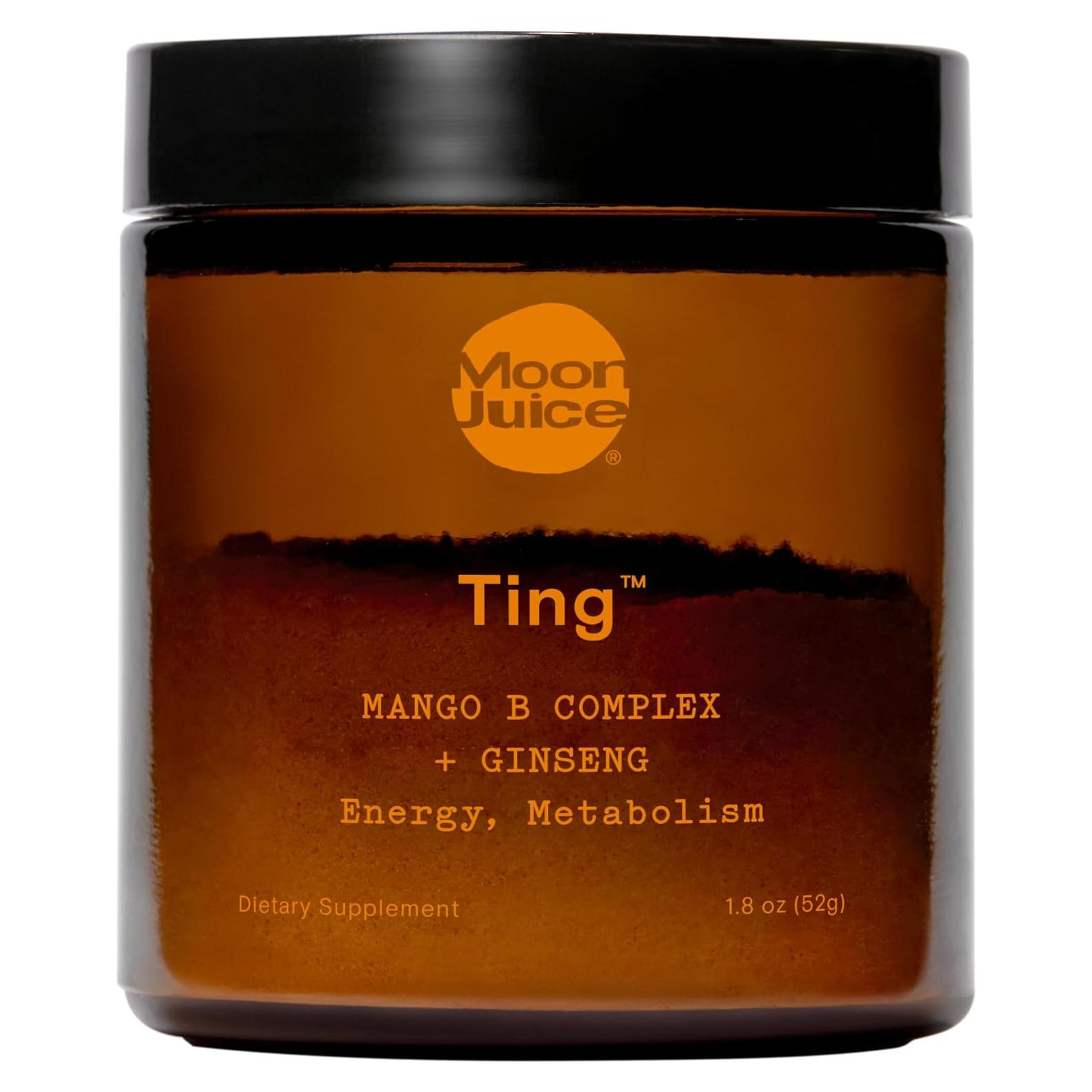 Suplemento en polvo Moon Juice Ting - Complejo B12 y Ginseng 48g