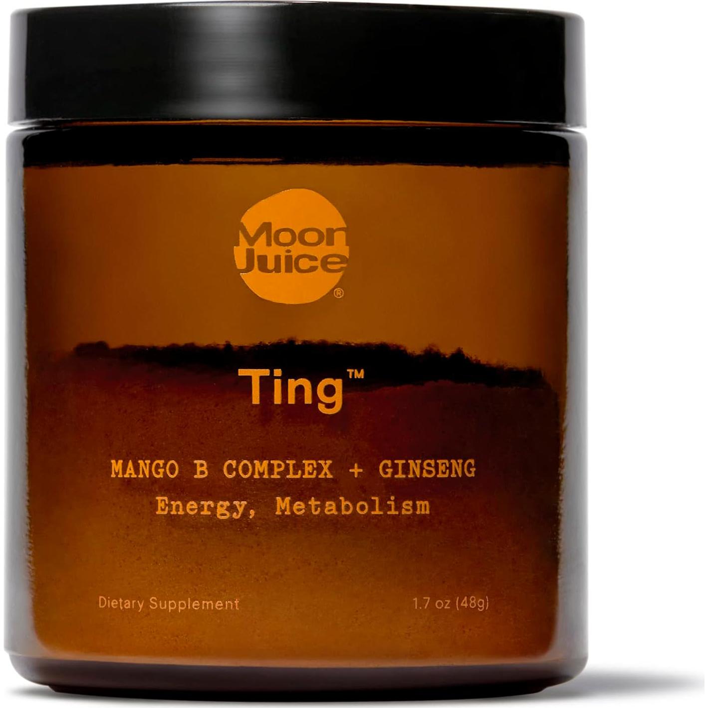 Suplemento en polvo Moon Juice Ting - Complejo B12 y Ginseng 48g