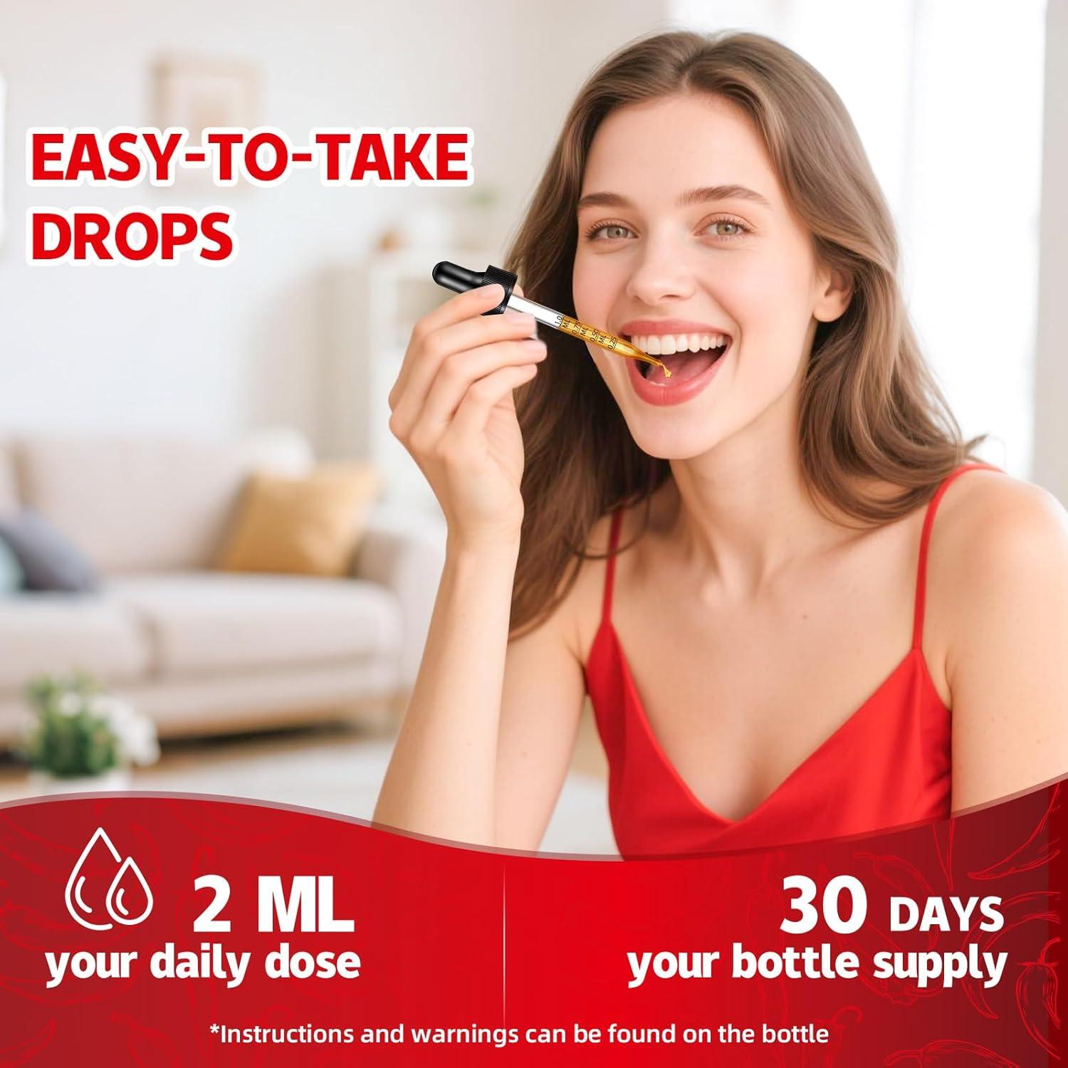 Gotas Líquidas de Pimienta de Cayena LAMFQA 59 ml Veganas