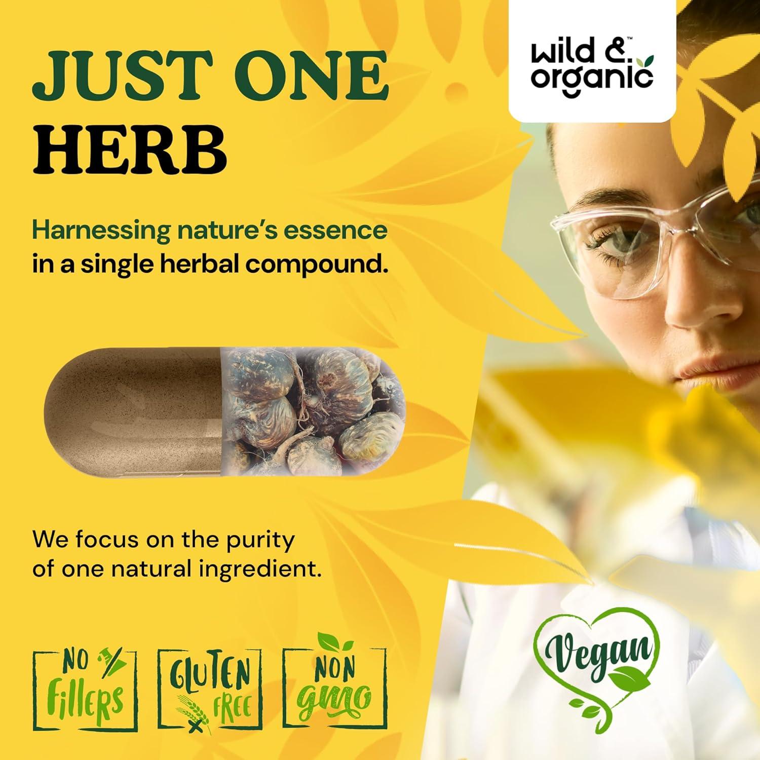 Cápsulas de Raíz de Maca Negra Silvestre 500 mg - 60 Veganas