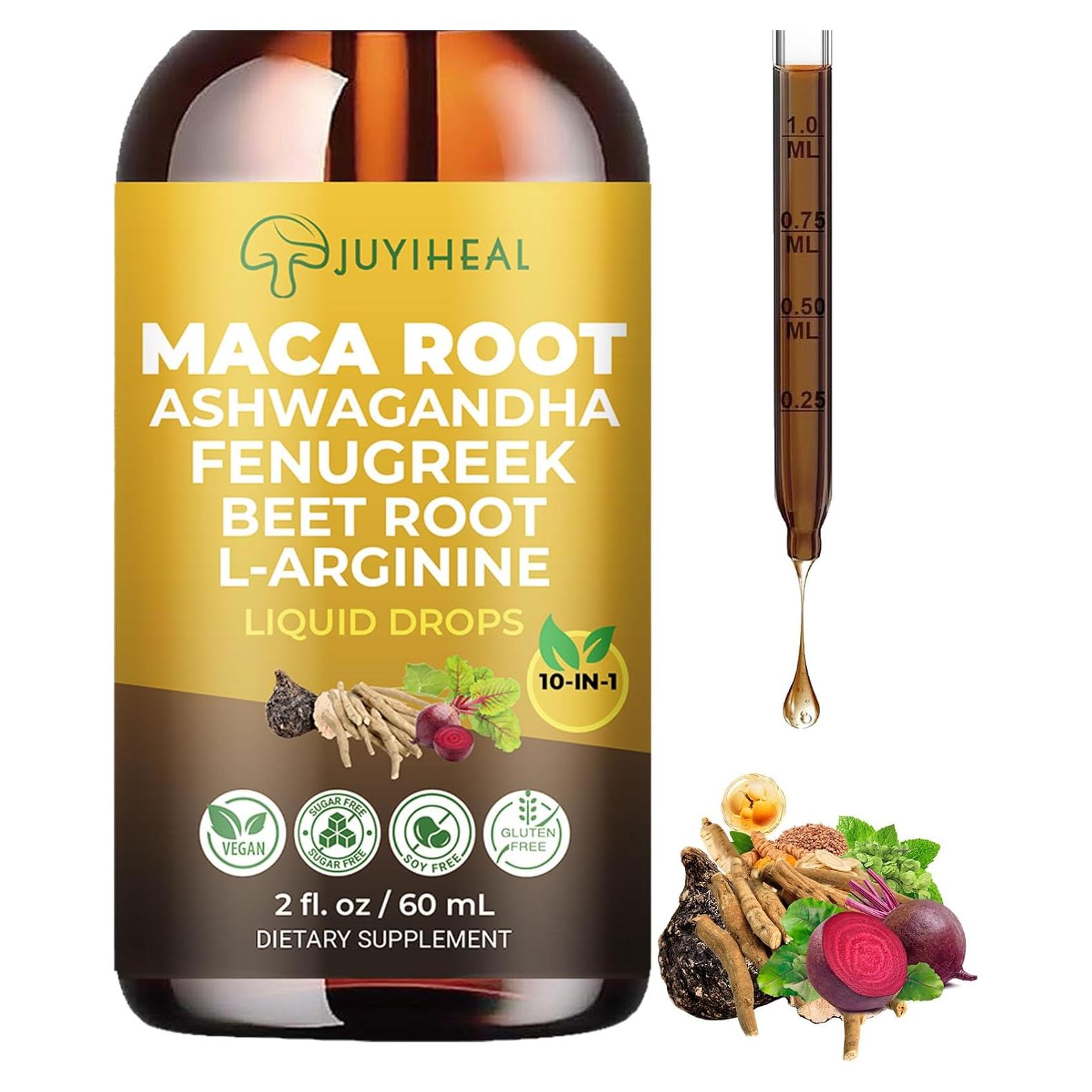 Gotas Líquidas de Raíz de Maca JUYIHEAL 59 ml - Suplemento Salud