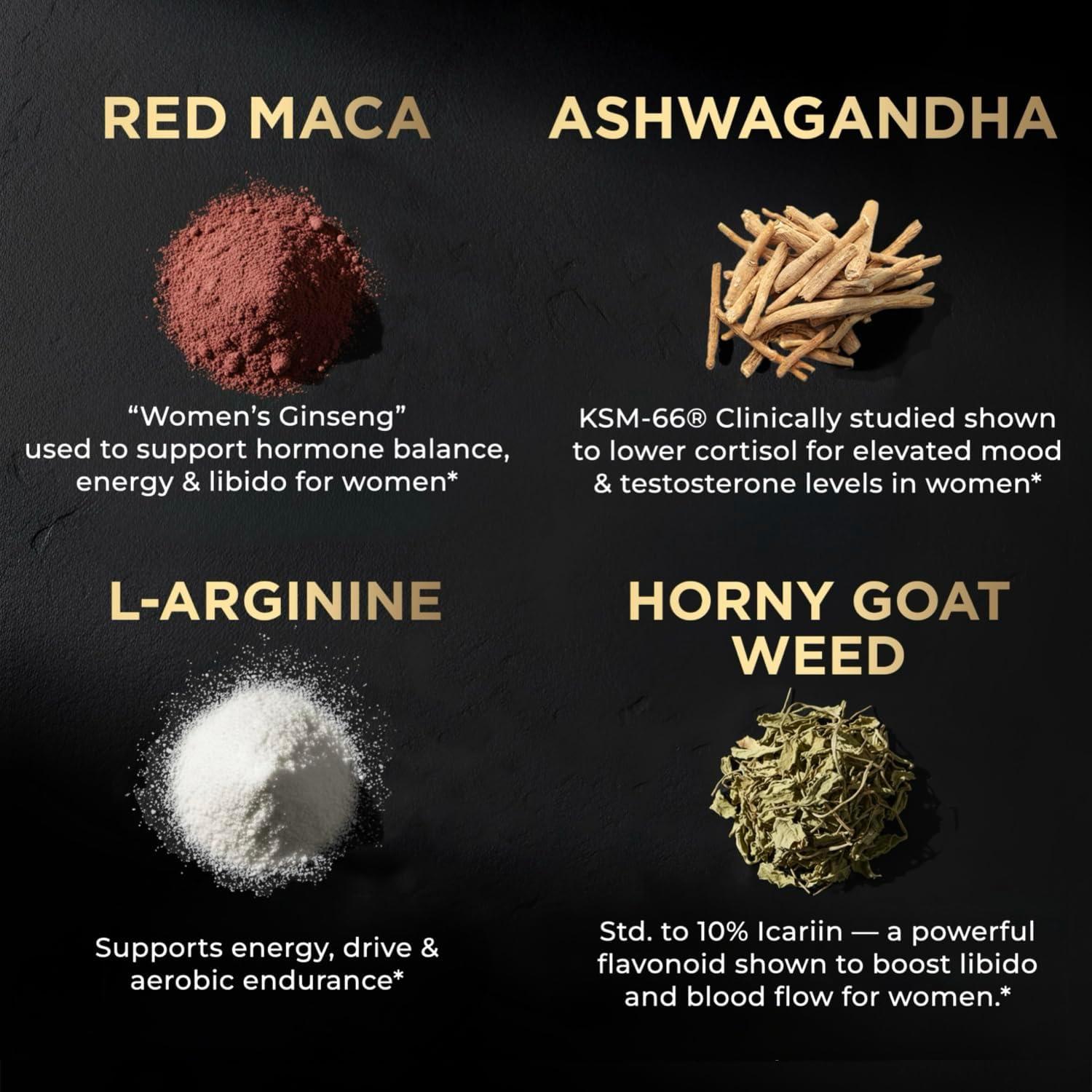 Suplemento Aumento de Libido Femenina ELMNT 30 Cápsulas