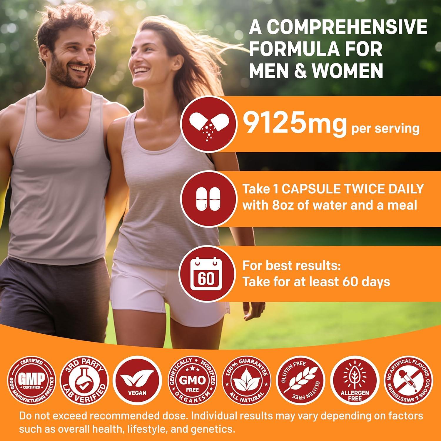 Cápsulas de Raíz de Maca Peruana PrimeMD 9125 mg - 120 Unidades