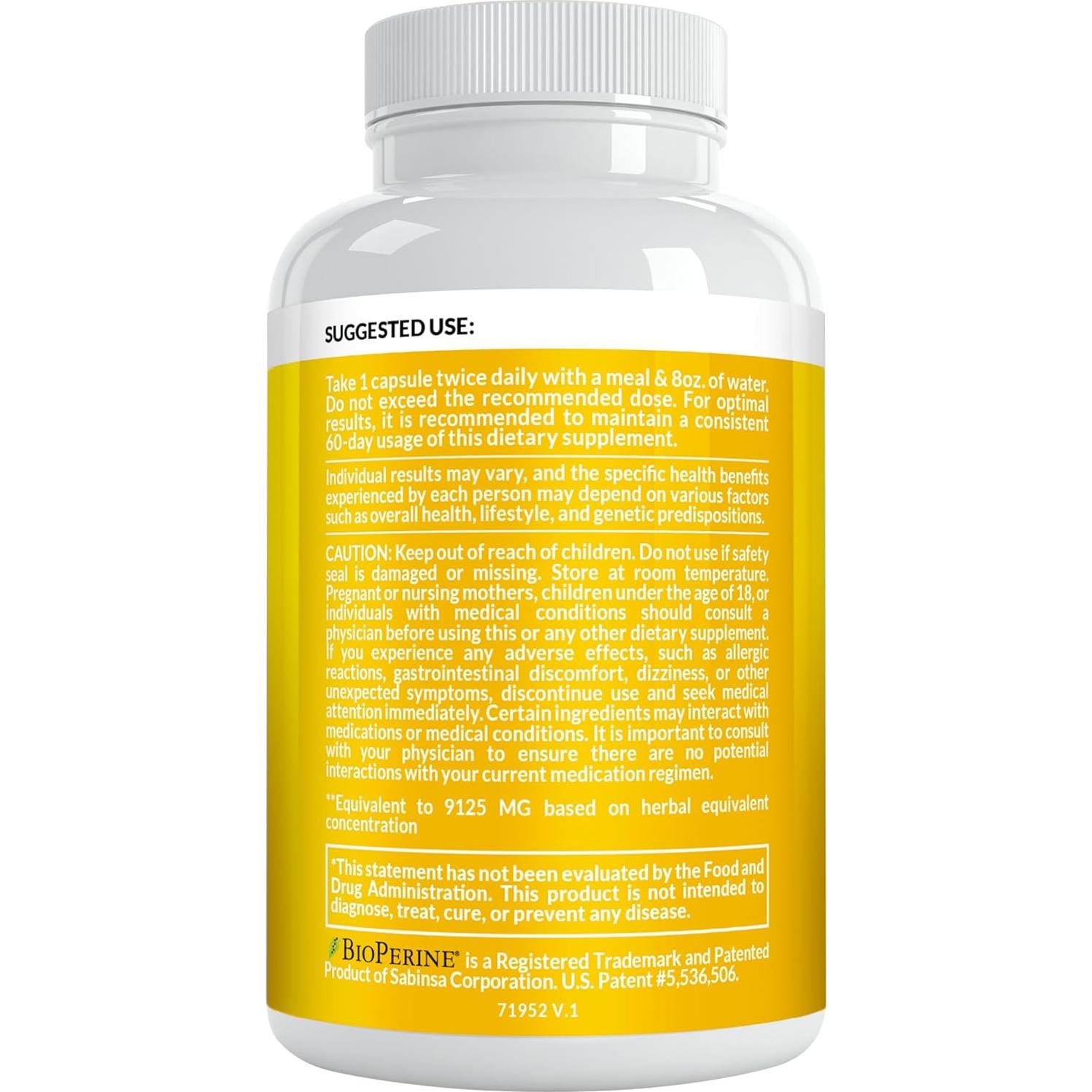 Cápsulas de Raíz de Maca Peruana PrimeMD 9125 mg - 120 Unidades