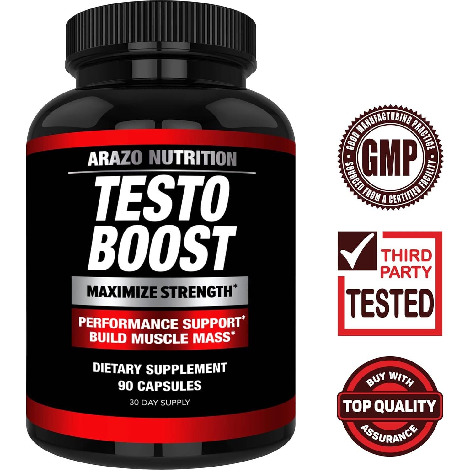 Suplemento Test Booster Arazo Nutrition TestoBoost 85g
