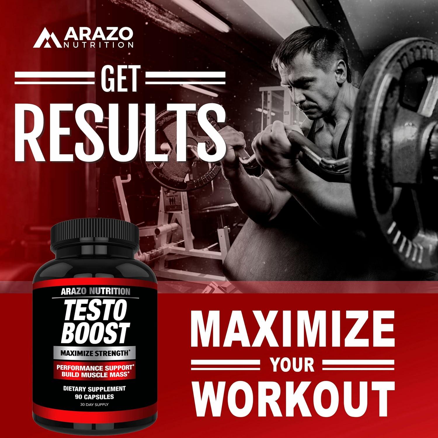 Suplemento Test Booster Arazo Nutrition TestoBoost 85g