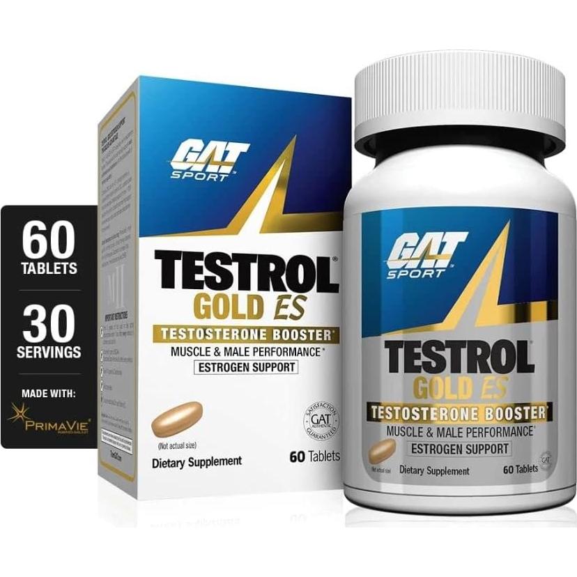 GAT Sport Testrol Gold ES 60 Tabletas - Potenciador de Testosterona