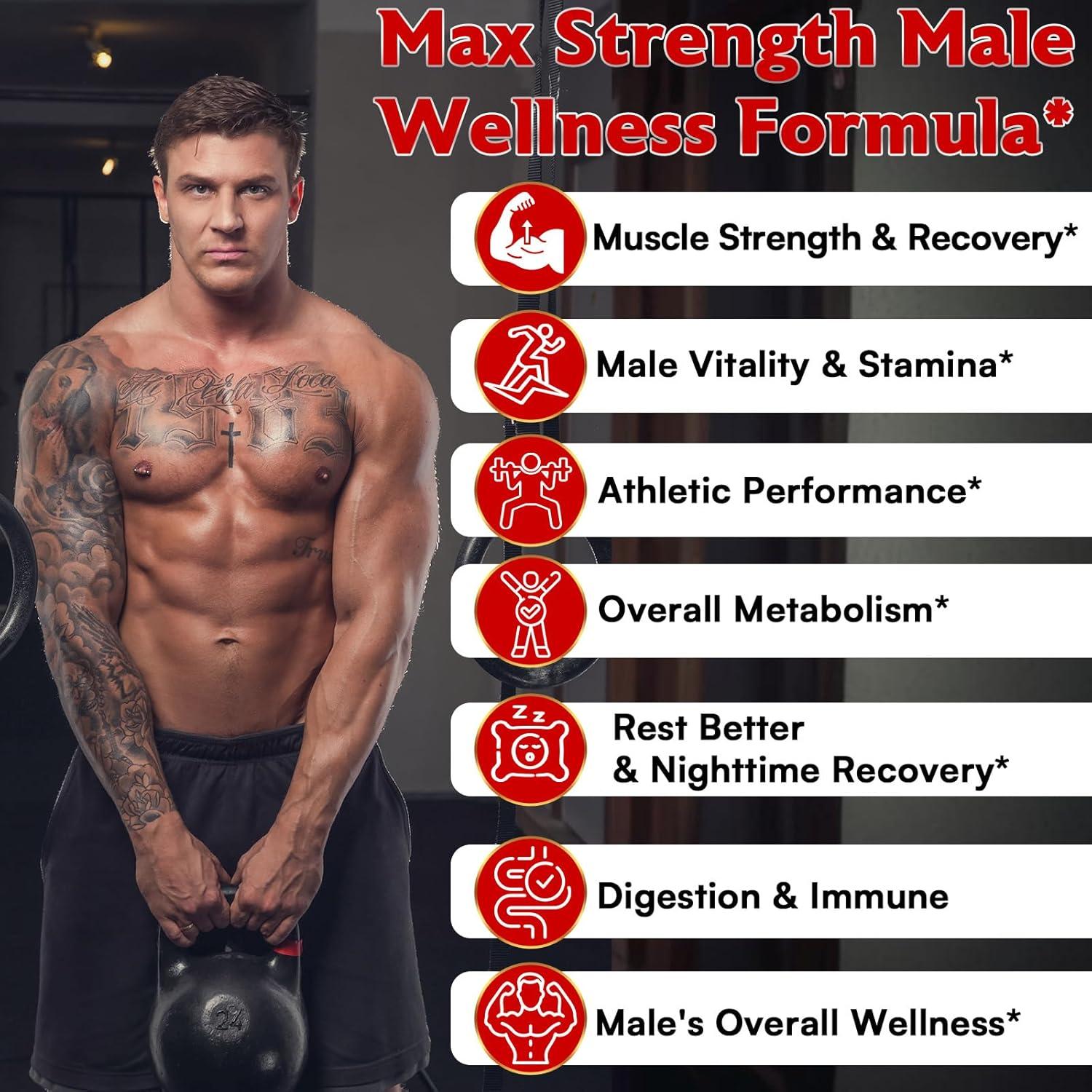 Suplemento ZMAFORCE para hombres - Zinc y Magnesio 120 tabletas