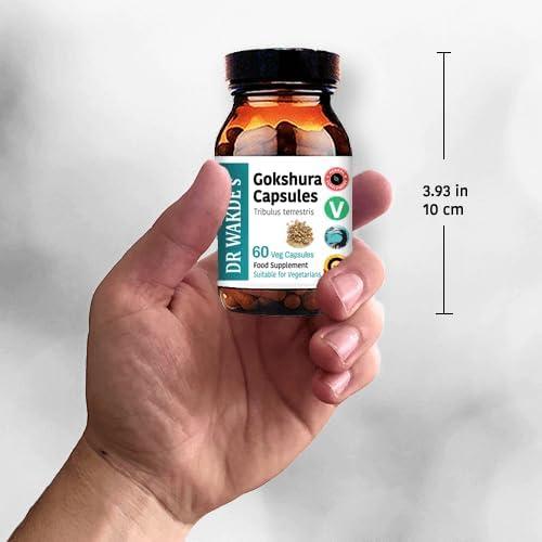 Cápsulas de Gokshura DR WAKDE 60 Veganas 500mg Suplemento Natural