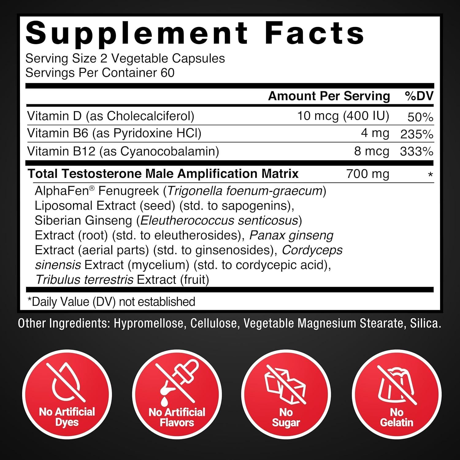 Aumentador de Testosterona Force Factor Test X180 Legend 120 Cápsulas