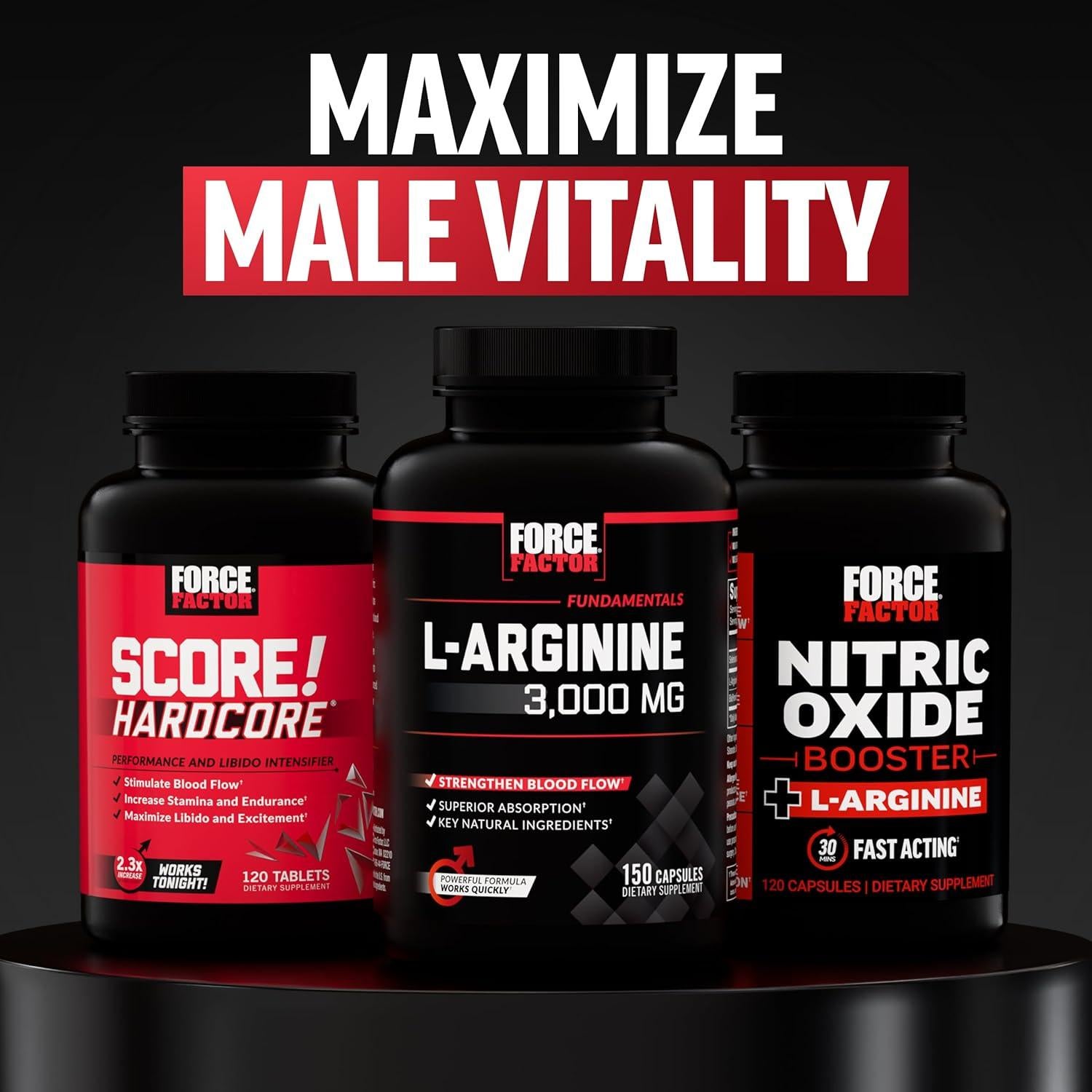 Aumentador de Testosterona Force Factor Test X180 Legend 120 Cápsulas