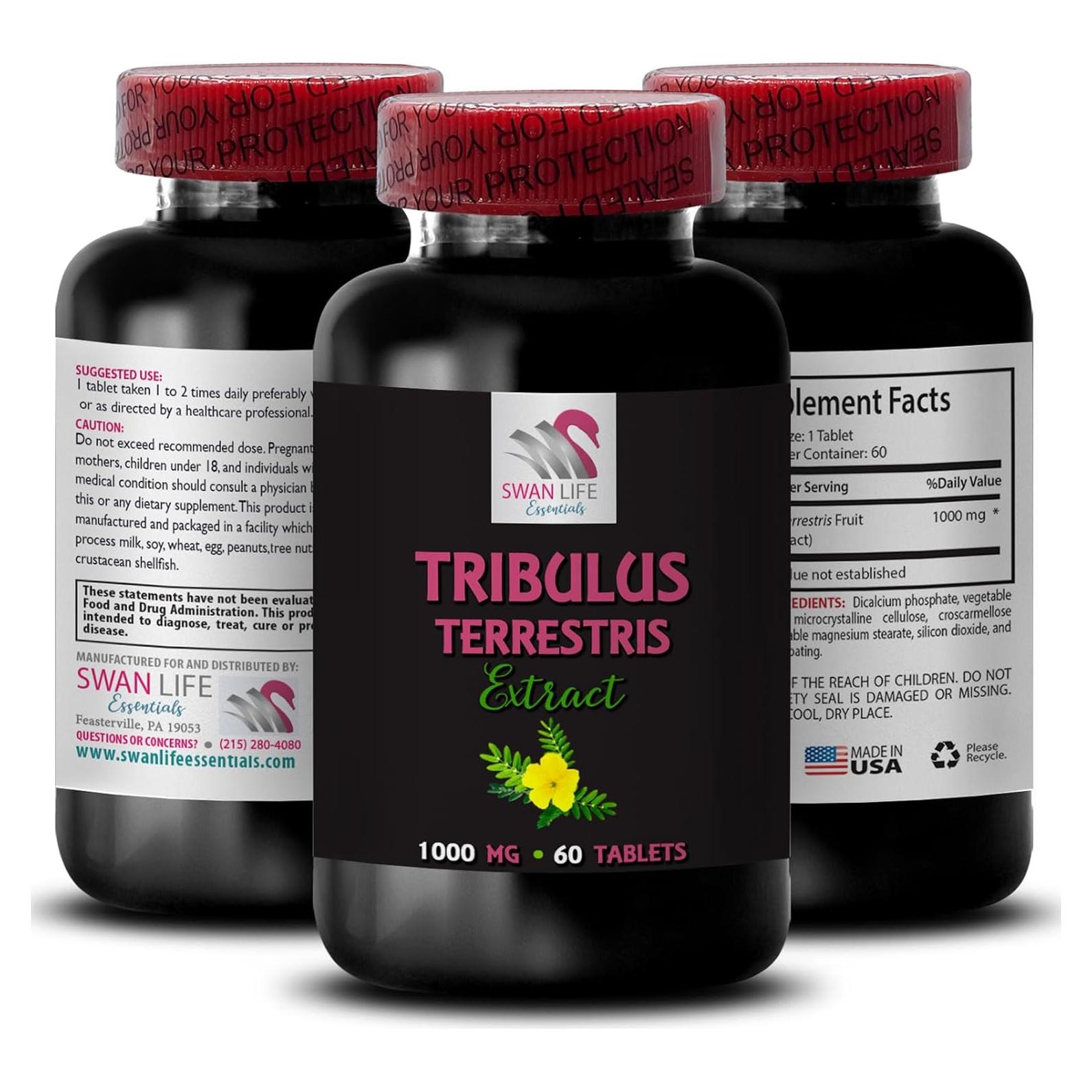 Suplemento de Tribulus Terrestris SWAN LIFE 60 Tabletas 1000mg