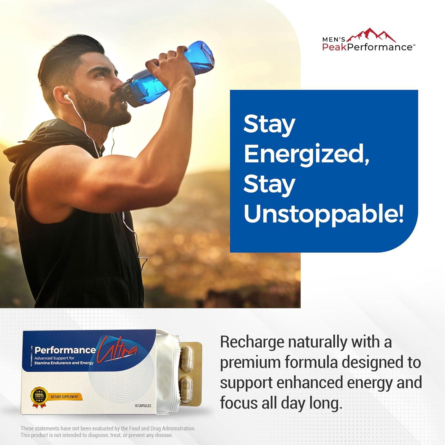 Suplemento de Resistencia PerformanceUltra EnduraLife - 10 Cápsulas