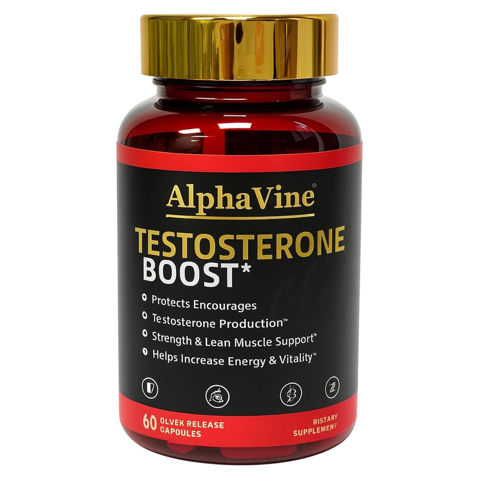 Acelerador de Testosterona ALPHAVINE 60 Cápsulas - Vitalidad Masculina
