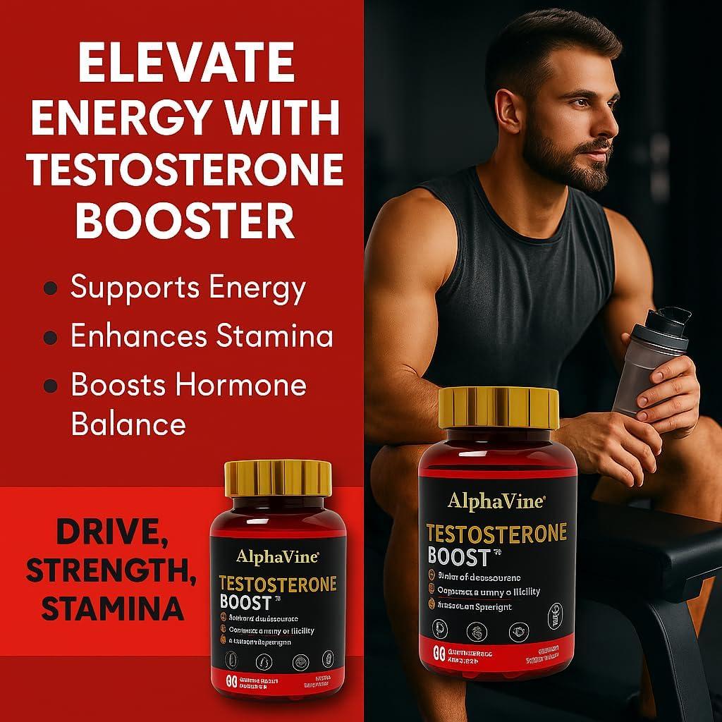Acelerador de Testosterona ALPHAVINE 60 Cápsulas - Vitalidad Masculina