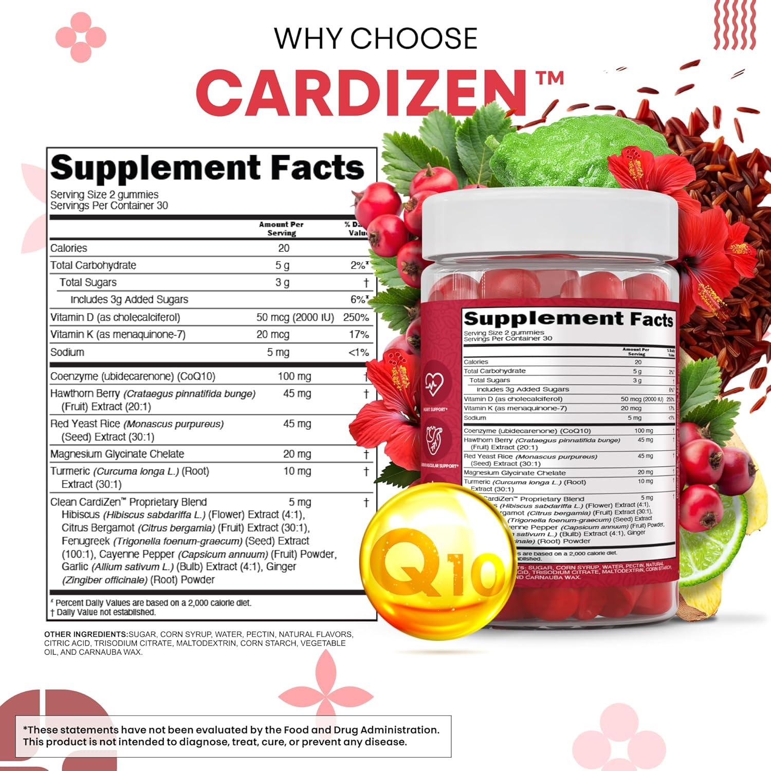 Gomitas Clean Nutraceuticals CoQ10 60 gomitas Suplemento Salud Cardíaca