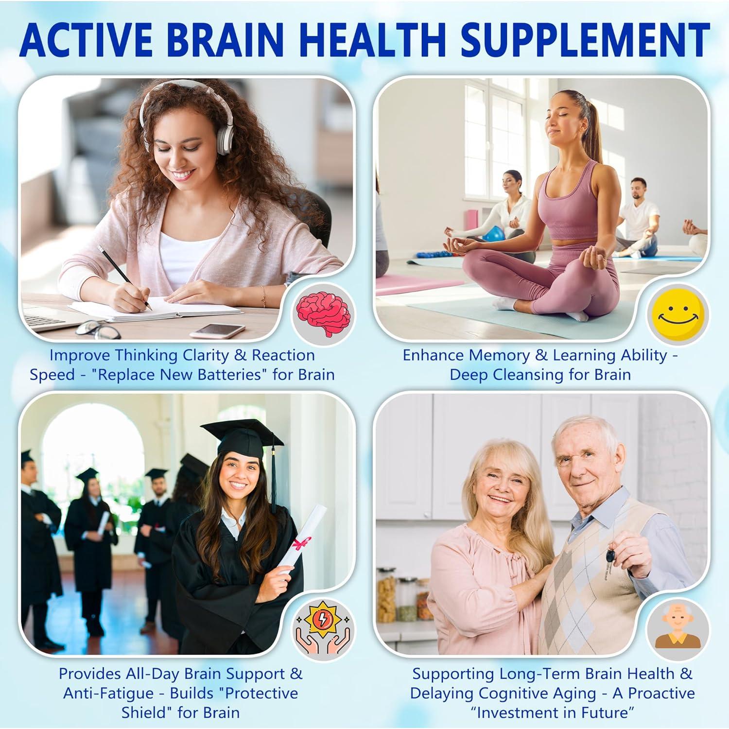 Suplemento Cerebral Trihood para Memoria y Enfoque 91g