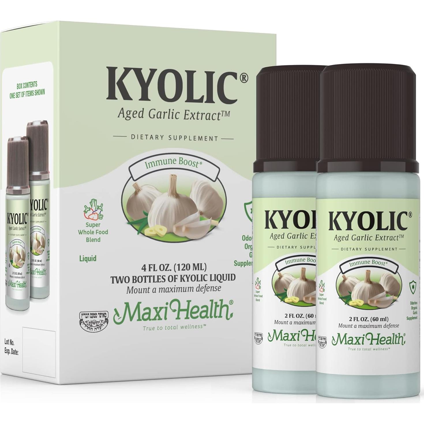 Extracto de Ajo Líquido Orgánico Kyolic - 2 Paquetes