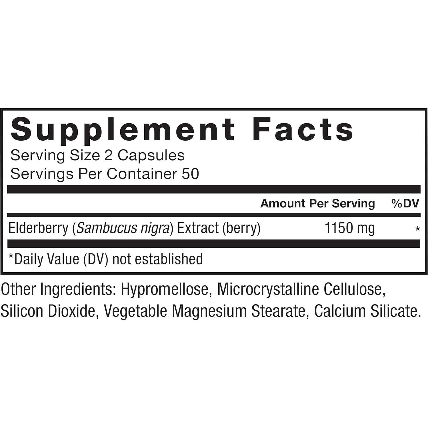 Cápsulas de Saúco Force Factor 100 Veganas Antioxidantes