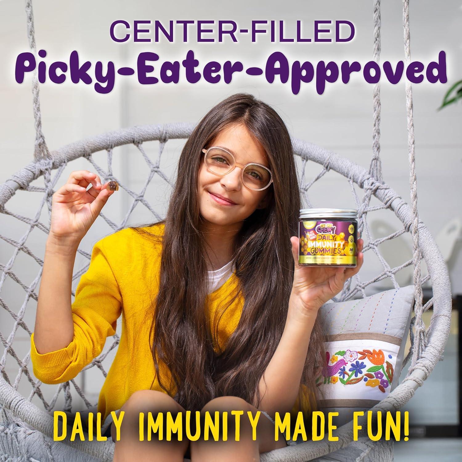 Gomitas Inmunológicas Oh My Chewy - Miel y Limón - 60 Unidades