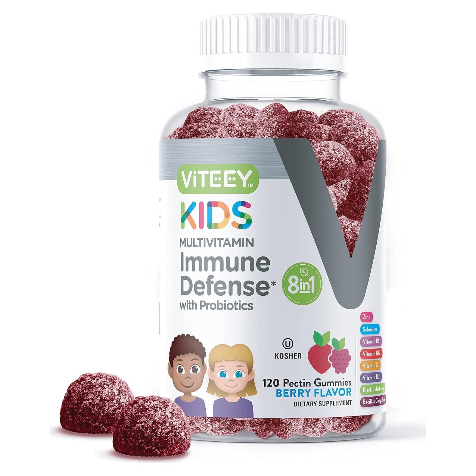 Gomitas Multivitamínicas Viteey 120 Unidades Sabor Baya