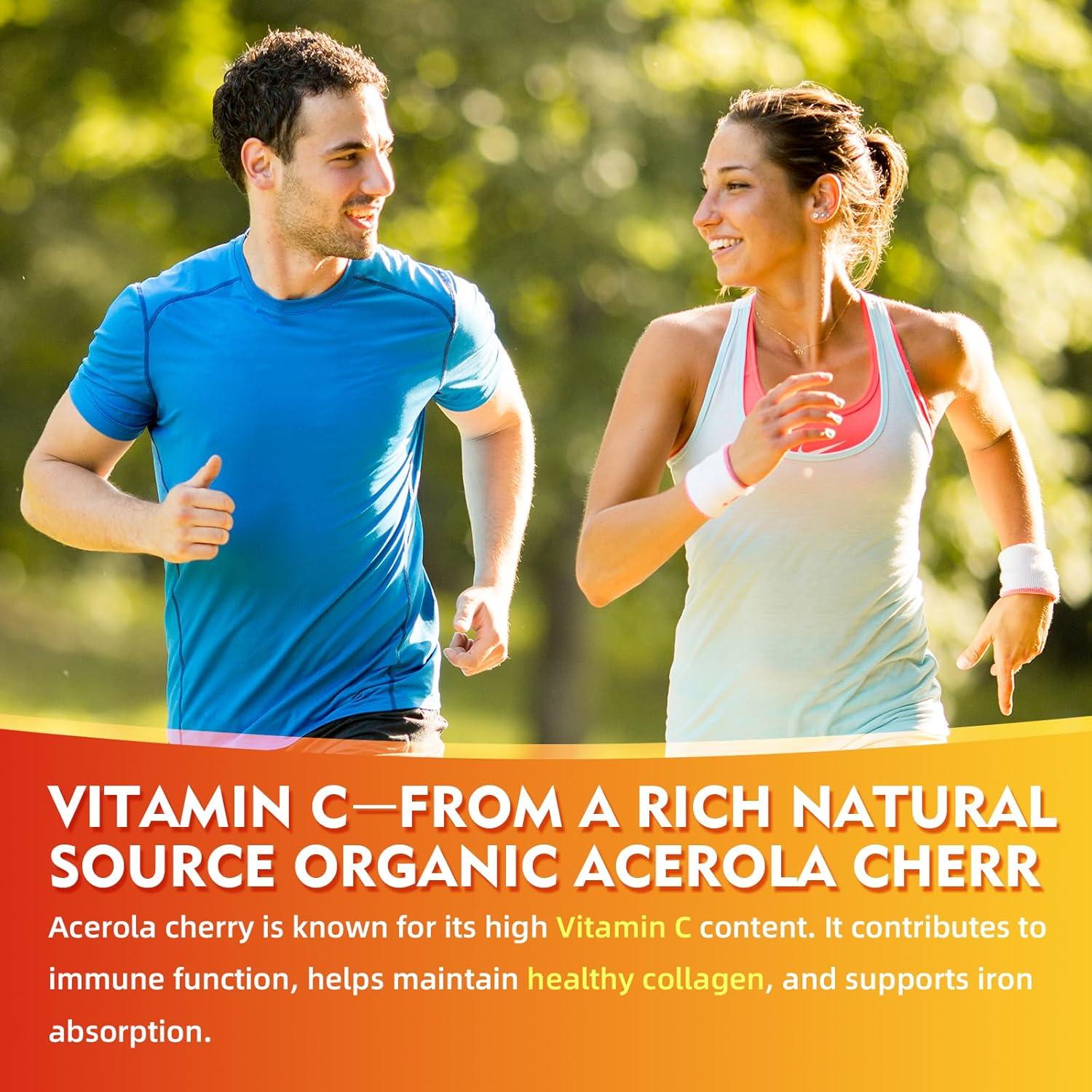 Gomitas de Vitamina C D3 Zinc Youlikee 60 Unidades Sabor Naranja