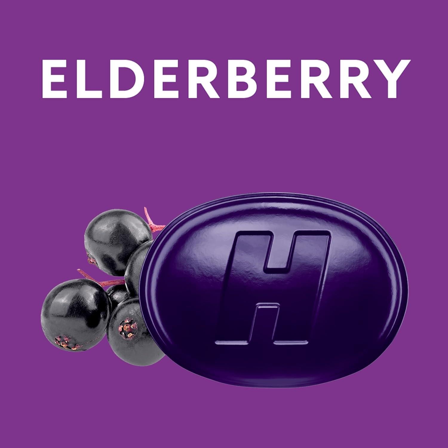 HALLS Caramelos Alivio de Tos y Garganta Sabor Saúco 25 Unidades