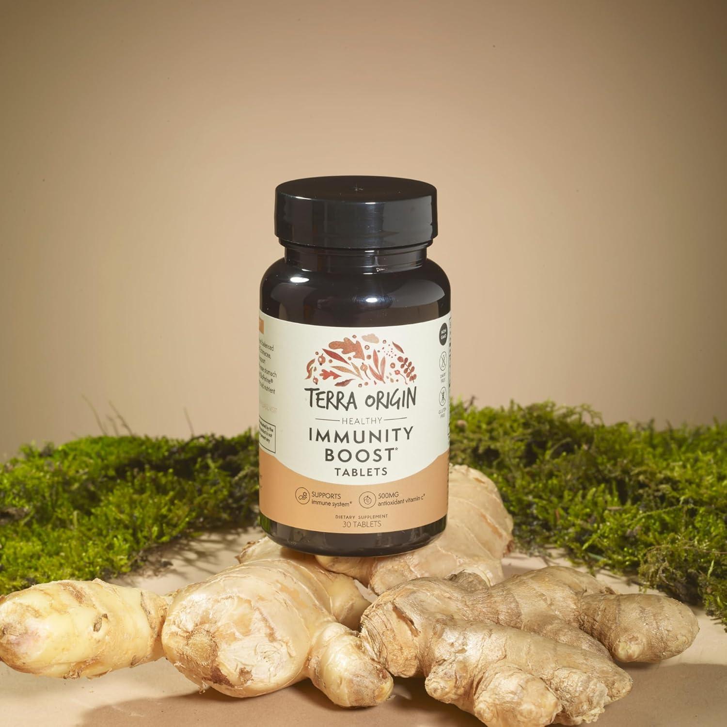 Suplemento Inmunológico Terra Origin 30 Tabletas Vitamina C D3 Zinc