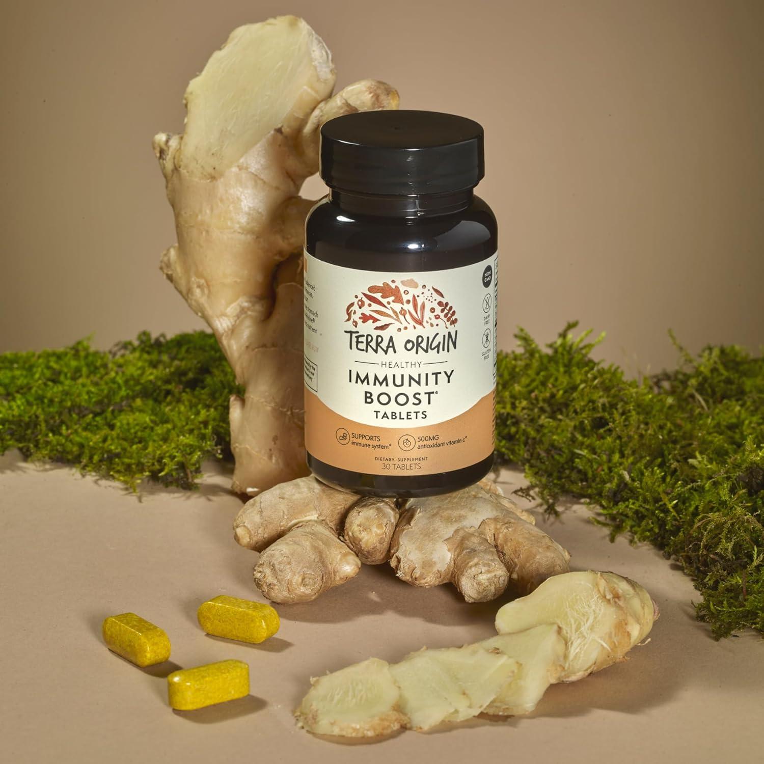 Suplemento Inmunológico Terra Origin 30 Tabletas Vitamina C D3 Zinc