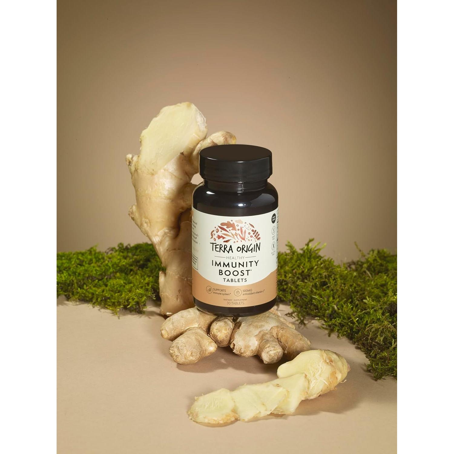 Suplemento Inmunológico Terra Origin 30 Tabletas Vitamina C D3 Zinc