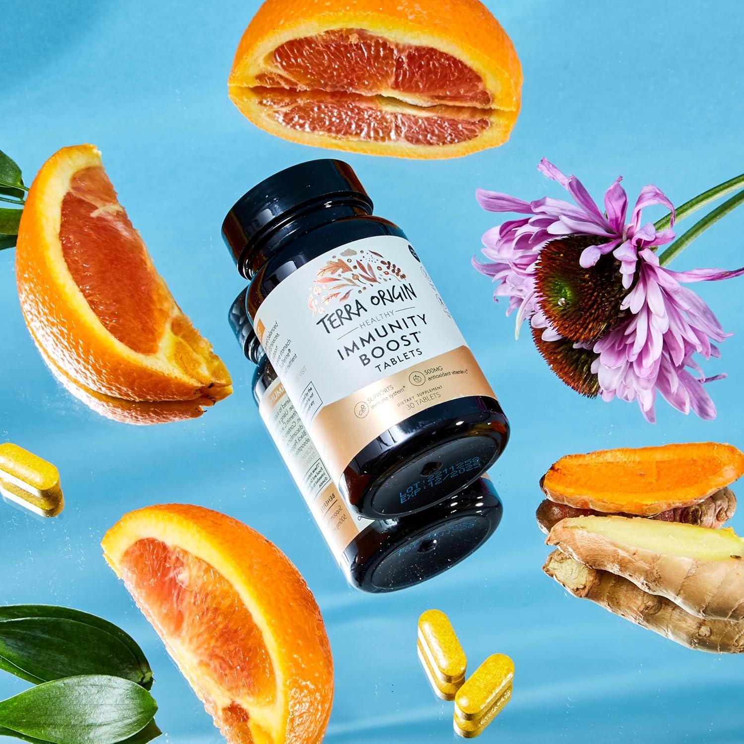 Suplemento Inmunológico Terra Origin 30 Tabletas Vitamina C D3 Zinc