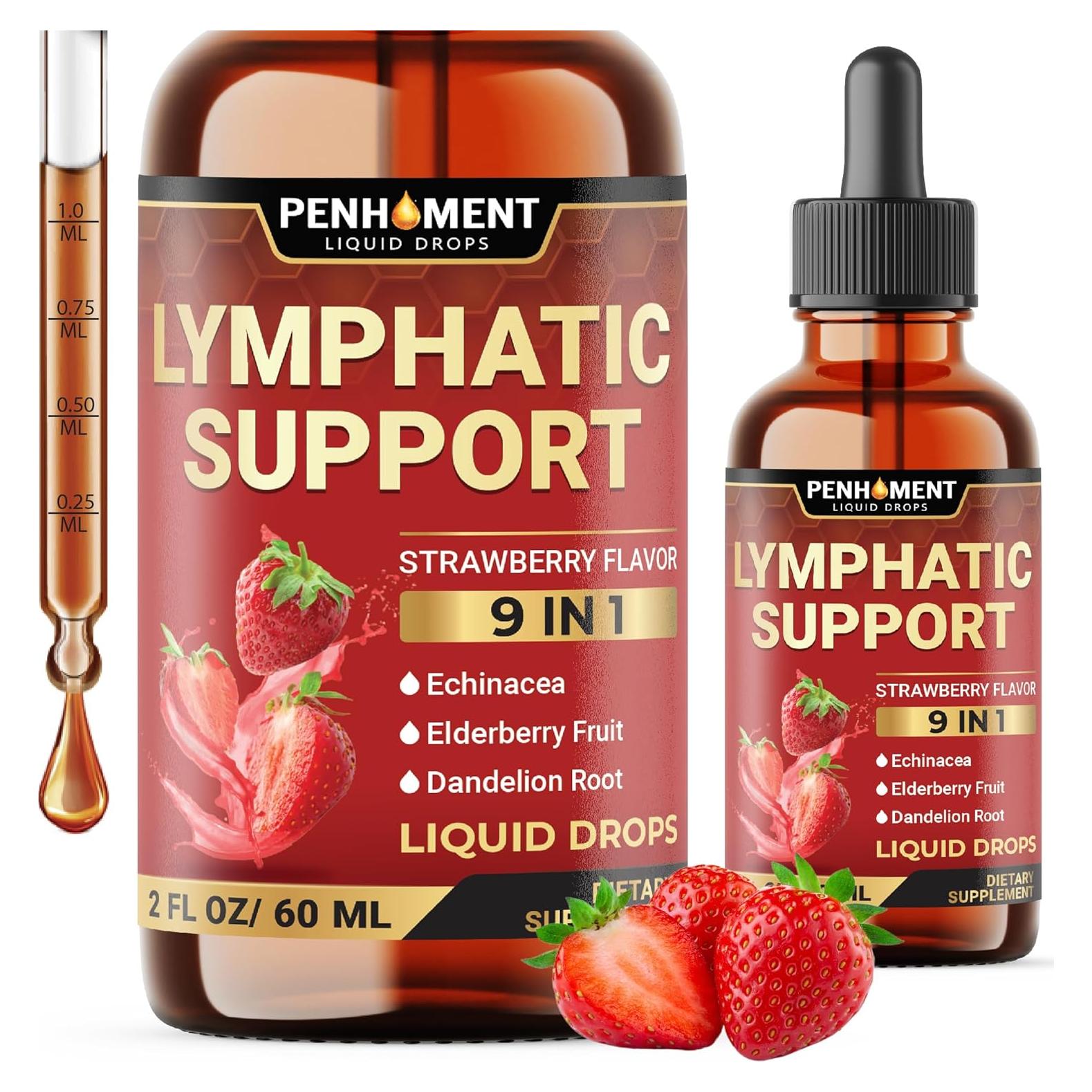 Gotas Drenaje Linfático Penhoment 60 ml - 60 Días - Herbales