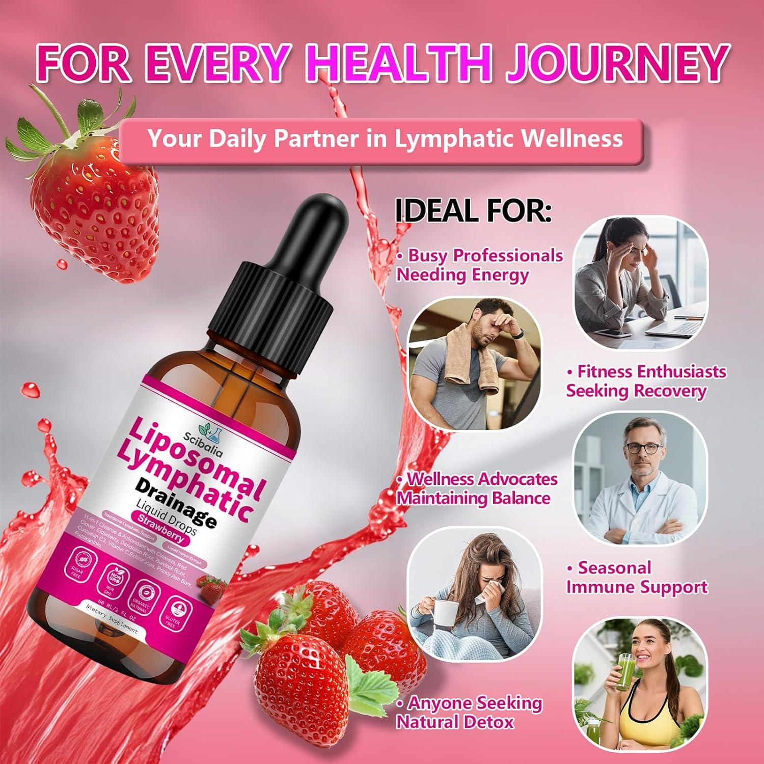 Gotas Drenaje Linfático Scibalia 11-en-1 Veganas 150ml