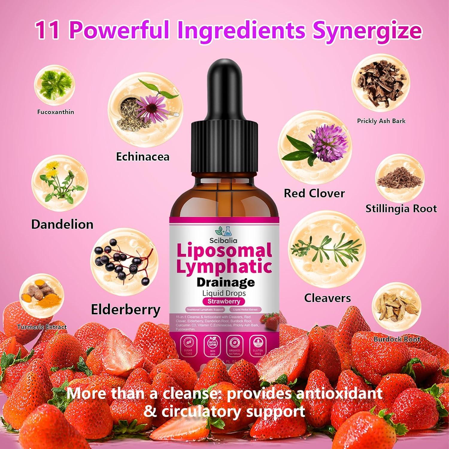 Gotas Drenaje Linfático Scibalia 11-en-1 Veganas 150ml