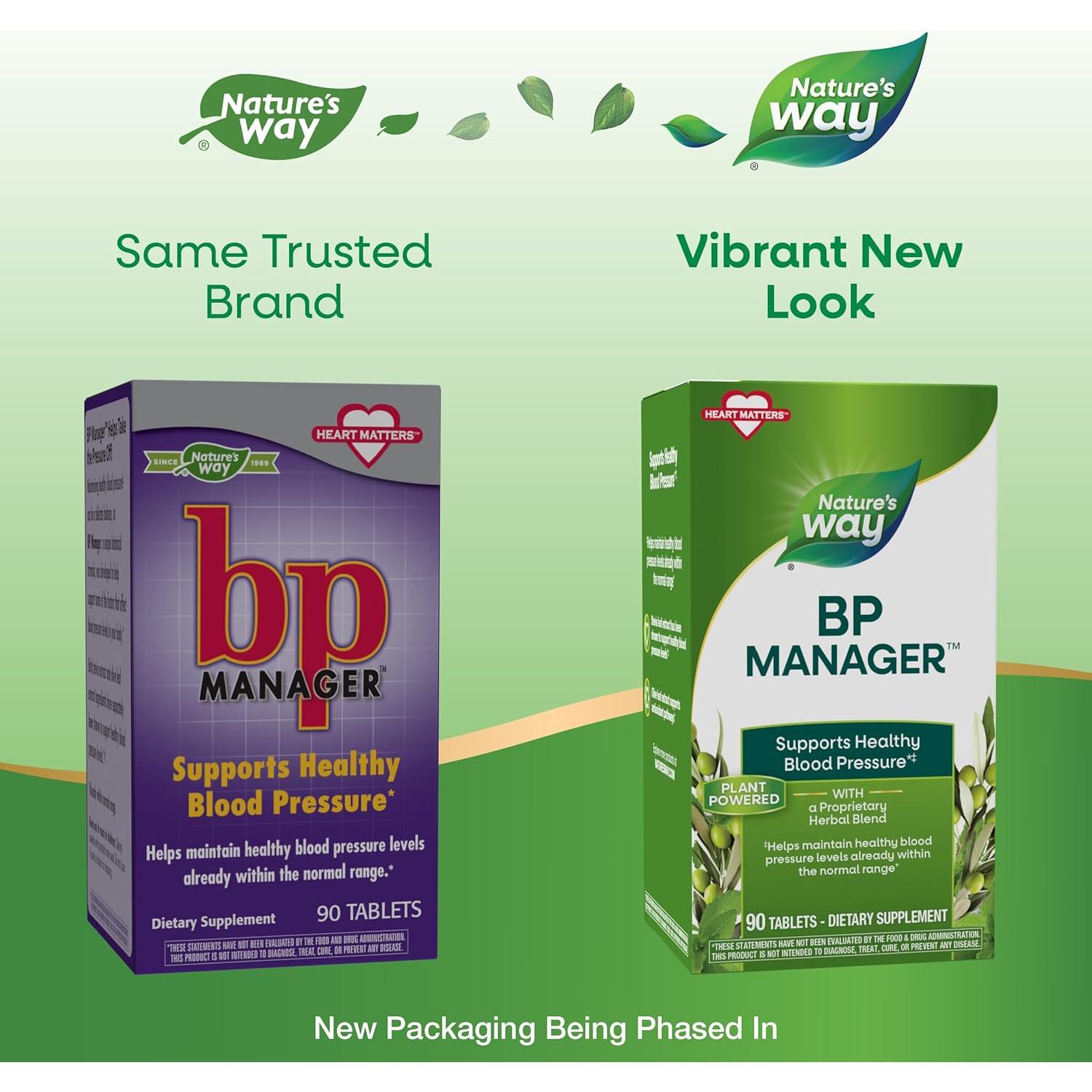 Gestor de Presión Arterial Nature's Way 90 Tabletas Veganas