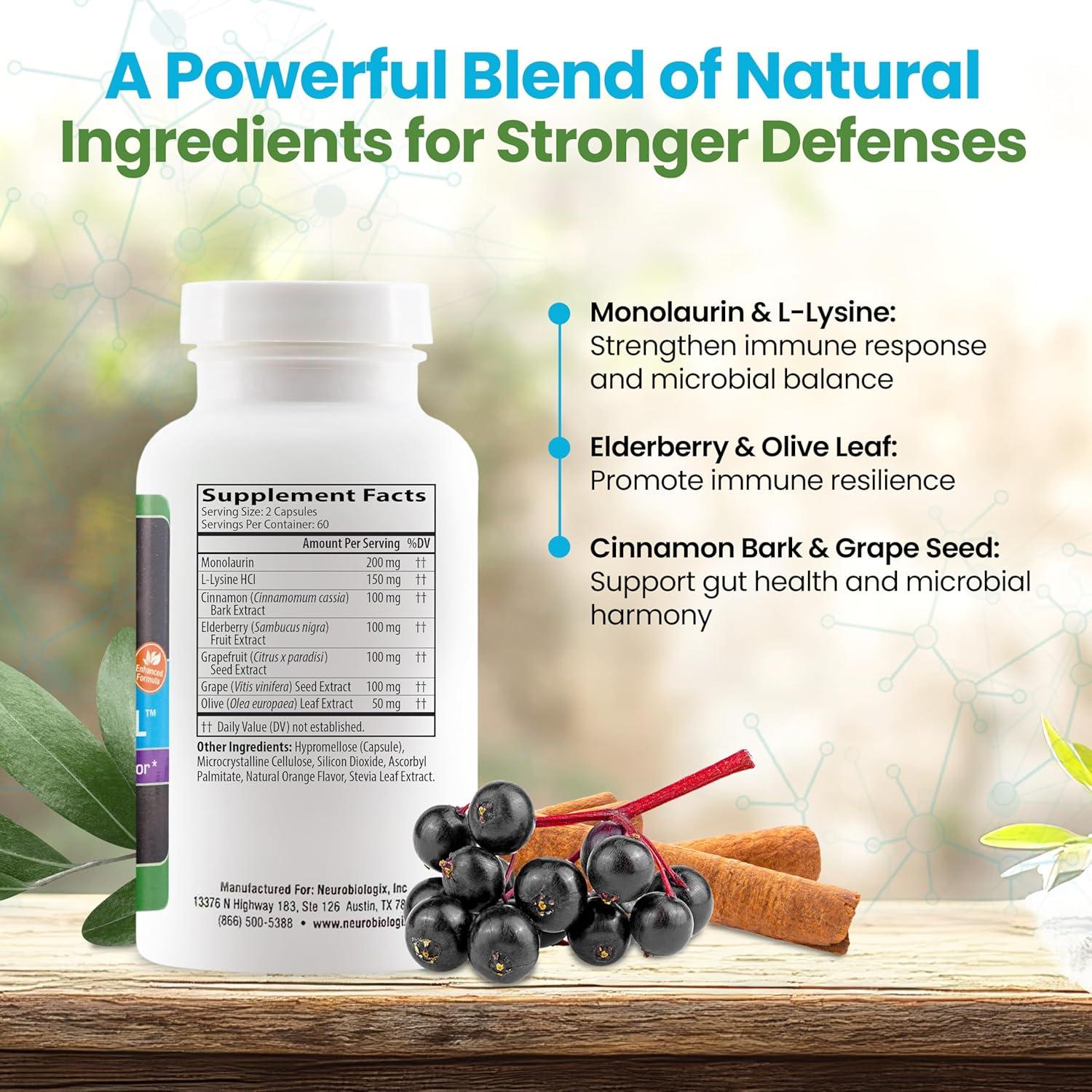 Suplemento Inmunológico Neurobiologix 120 Cápsulas - Control de Infección