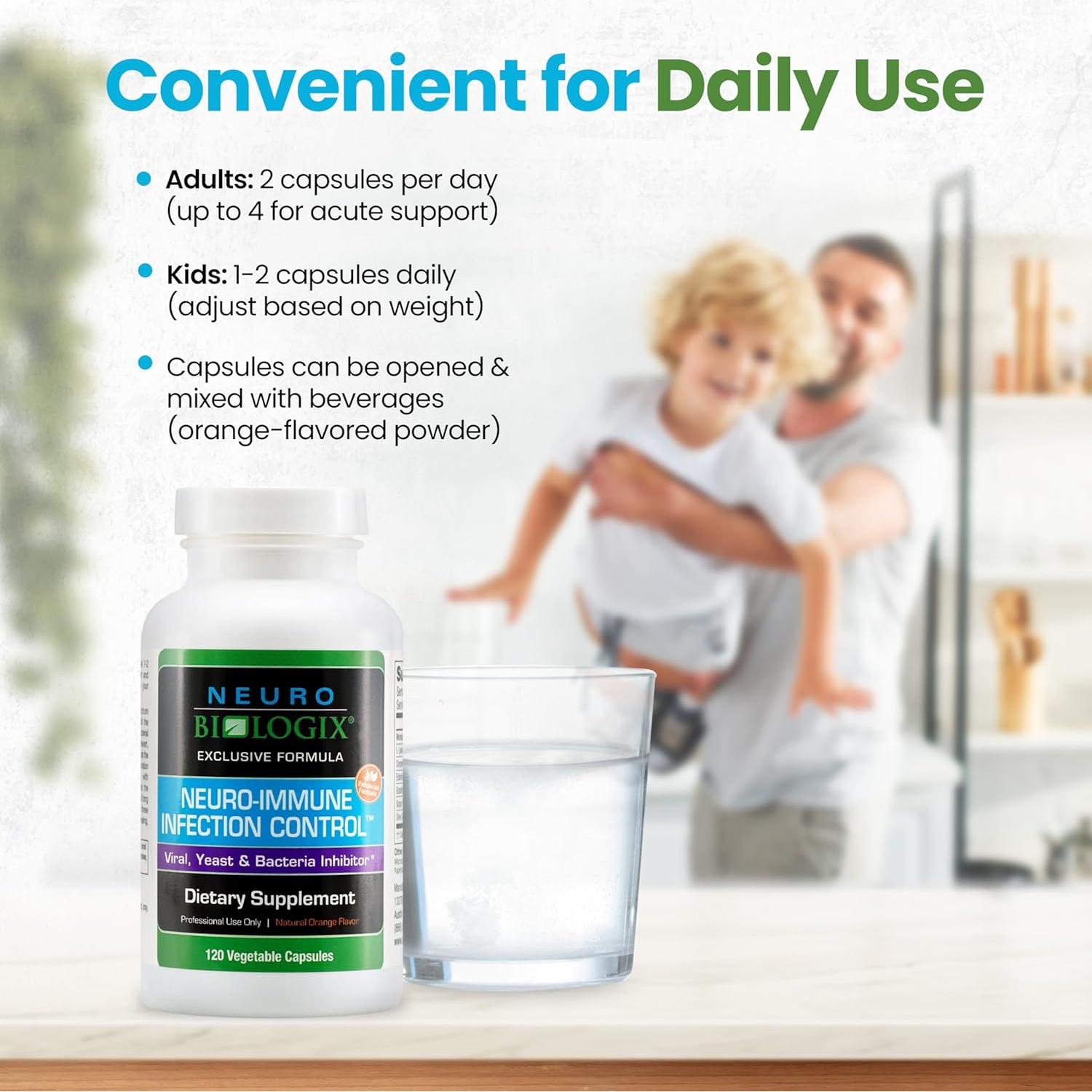 Suplemento Inmunológico Neurobiologix 120 Cápsulas - Control de Infección