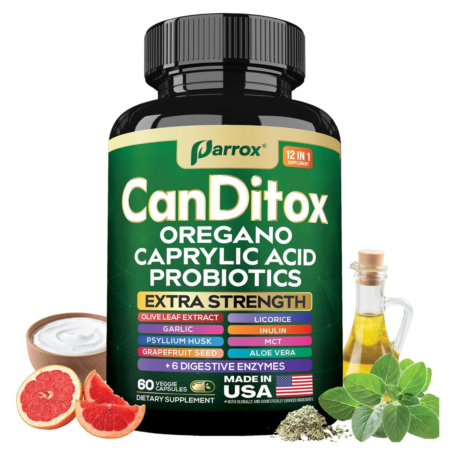 Cápsulas Parrox CanDitox 60 Unidades - Suplemento Digestivo