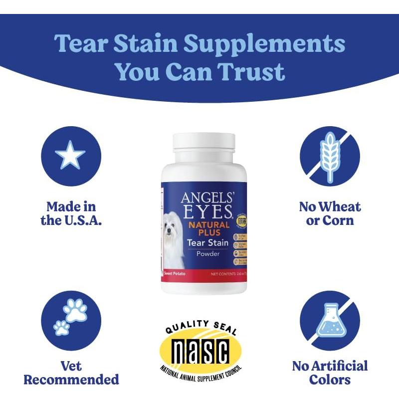 Suplemento Natural Plus para Manchas de Lagrimas Perros 75g