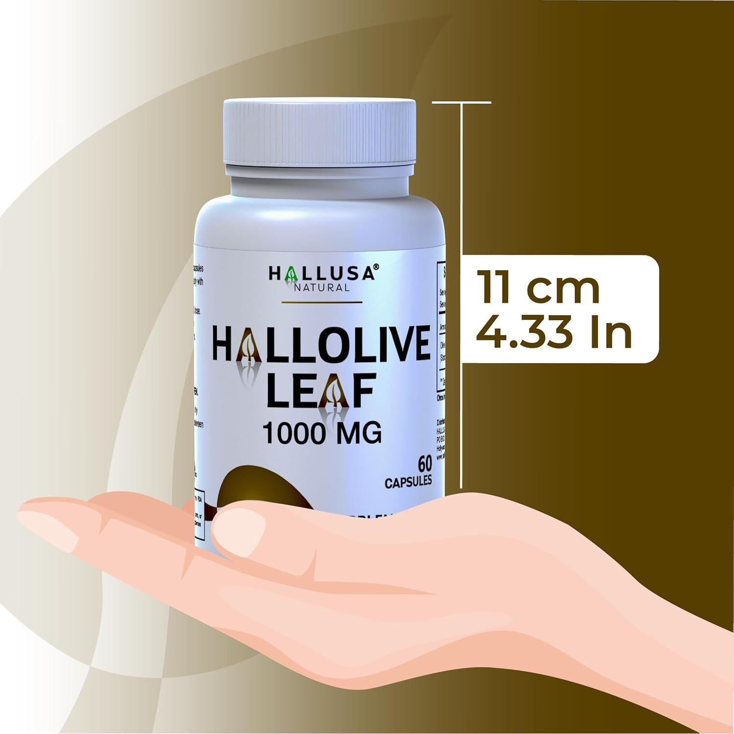 Suplemento Inmunológico Hallusa Natural 1000mg - 60 Cápsulas