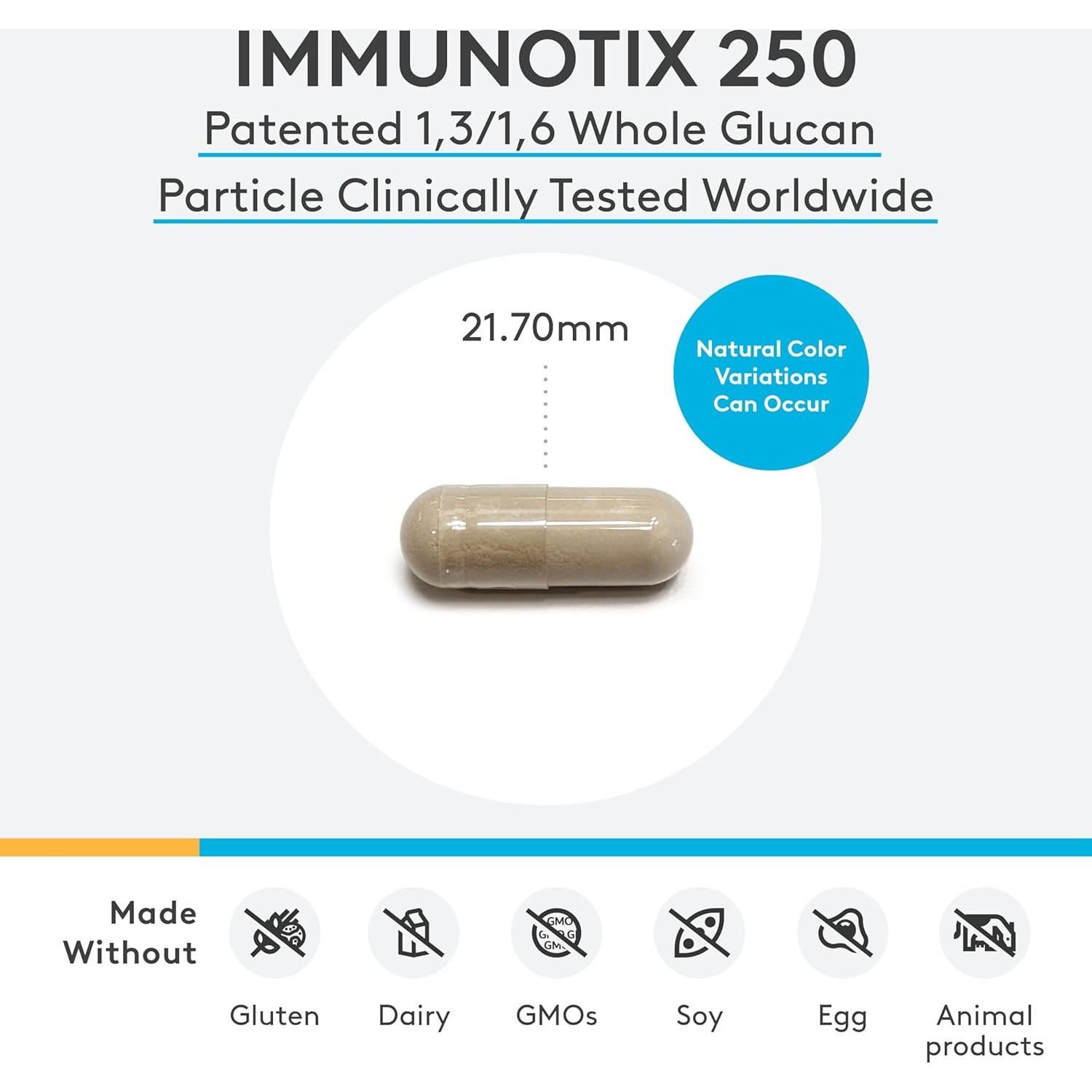 Suplemento Inmunológico XYMOGEN ImmunotiX 250 - 30 Cápsulas