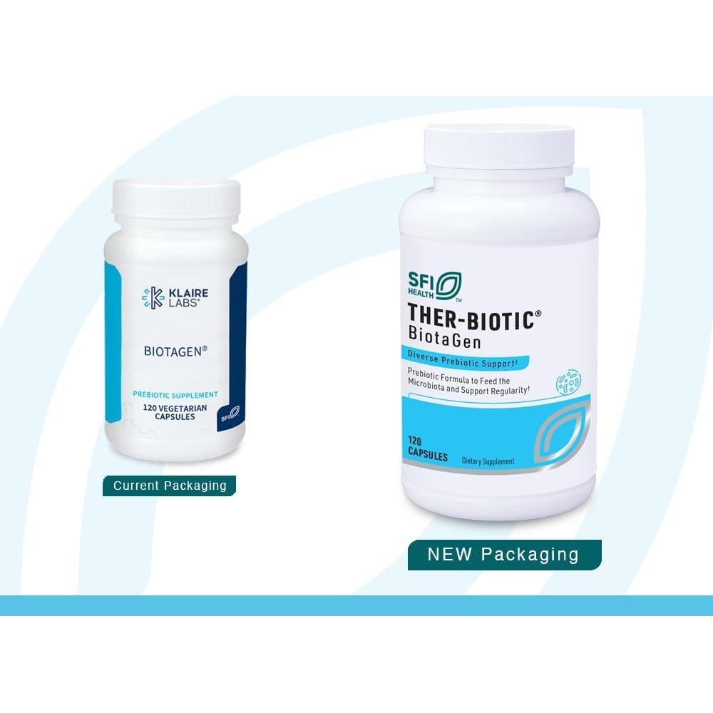 Klaire Labs Biotagen - Inulina Prebiótica 120 Cápsulas