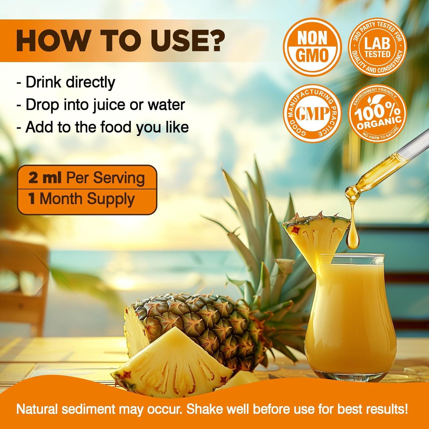 Gotas de Quercetina Liposomal HendyBe 1000mg con Bromelina 500mg