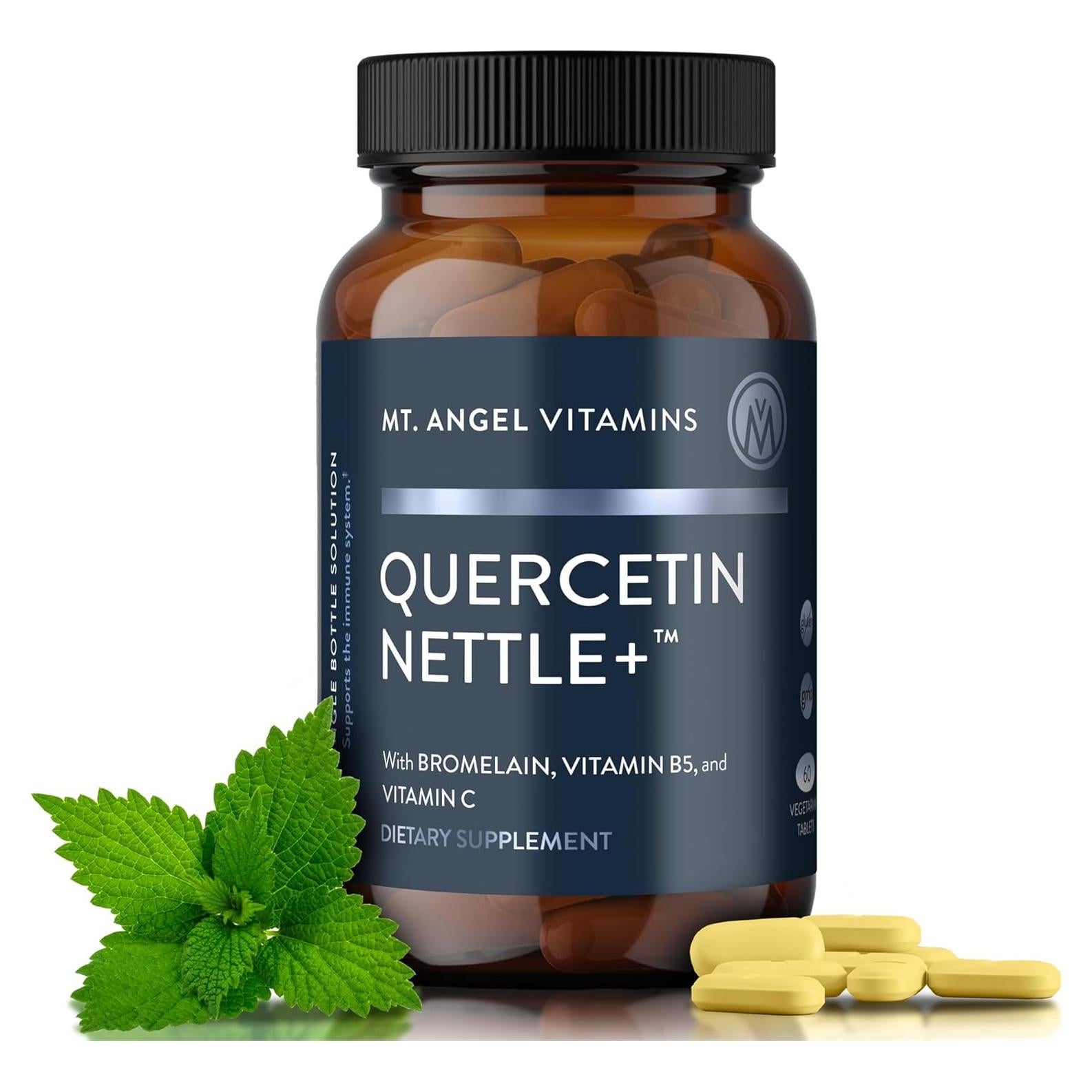 Vitaminas Mt. Angel Quercetina Nettle+ 60 Tabletas - Alivio Alergias