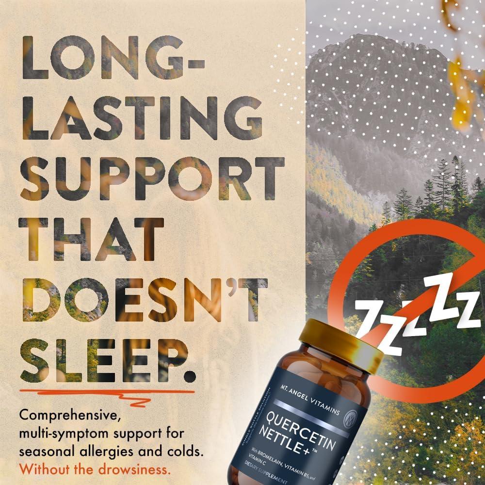 Vitaminas Mt. Angel Quercetina Nettle+ 60 Tabletas - Alivio Alergias