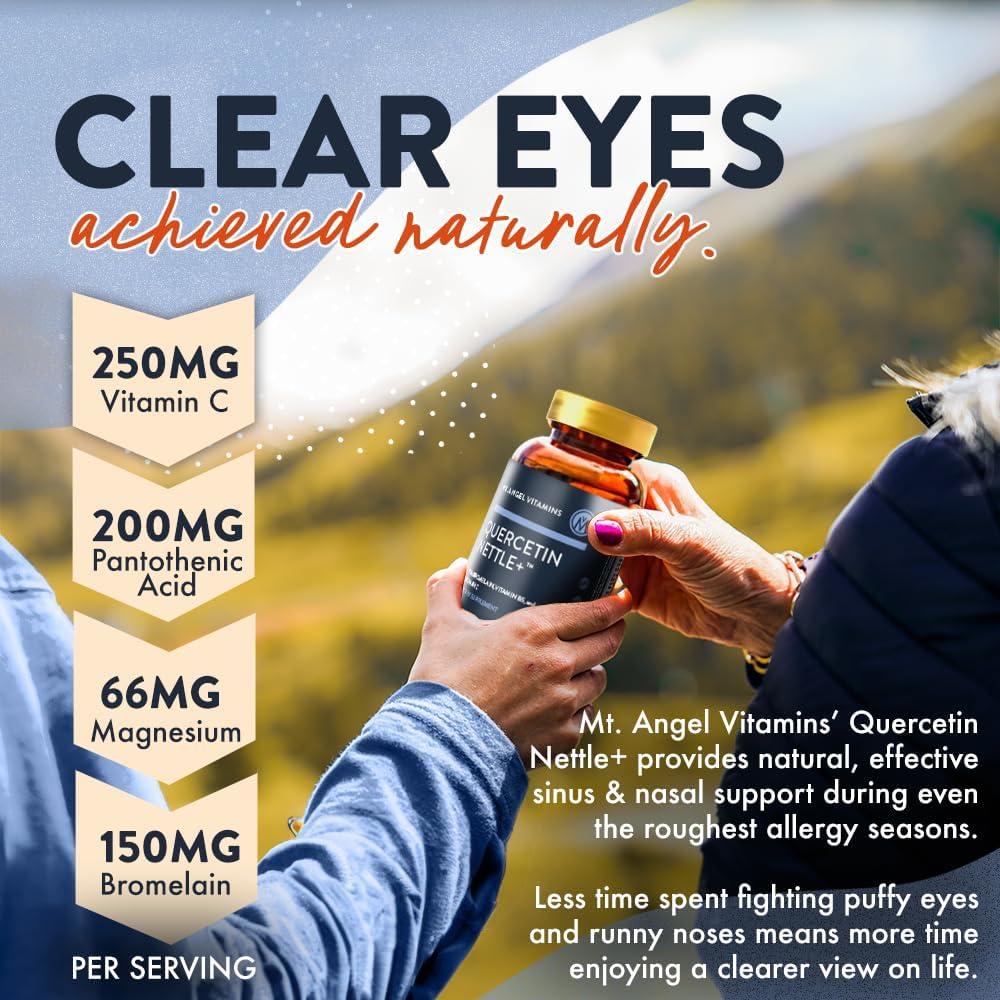 Vitaminas Mt. Angel Quercetina Nettle+ 60 Tabletas - Alivio Alergias