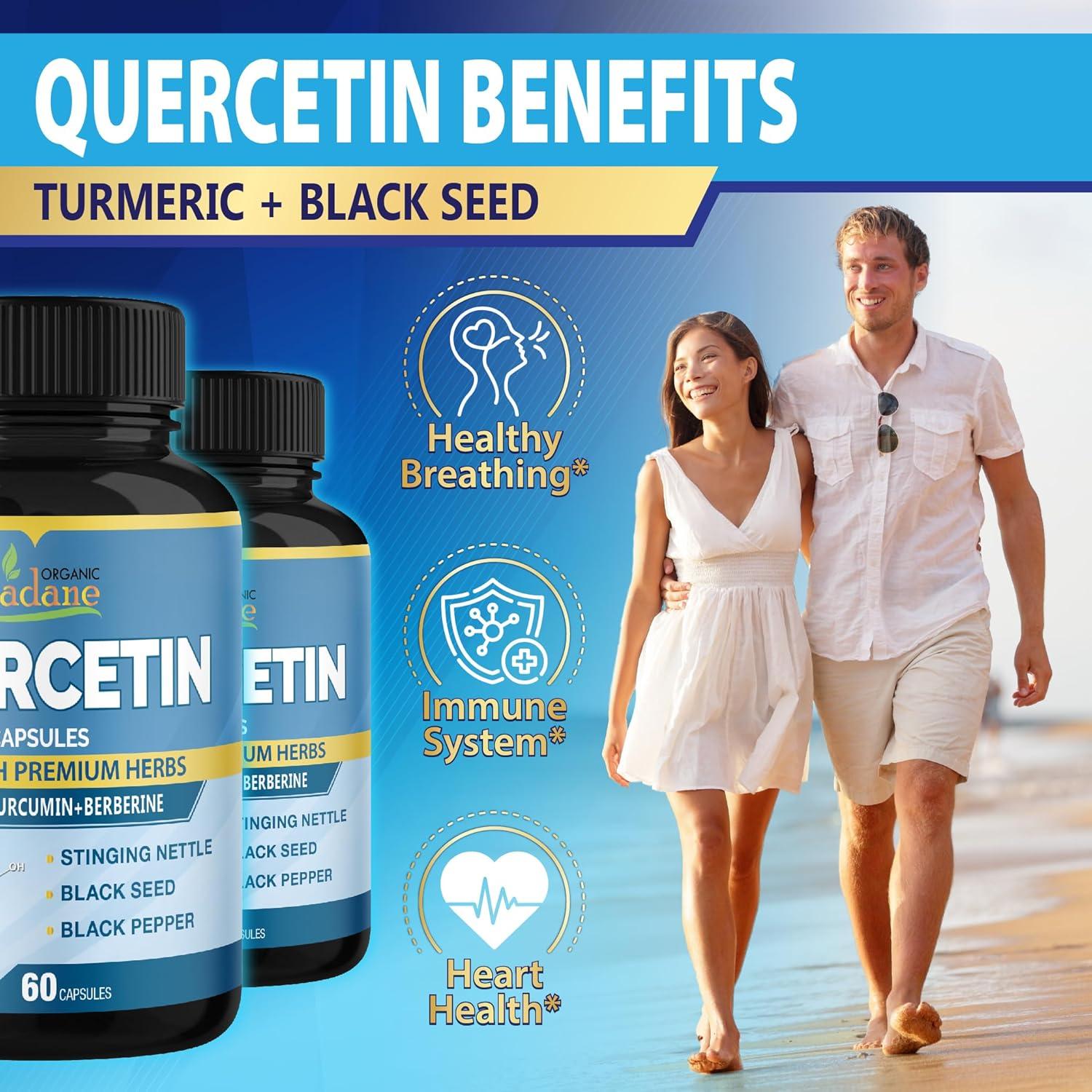 Suplemento de Quercetina Cadane Orgánico 120 Cápsulas 6en1