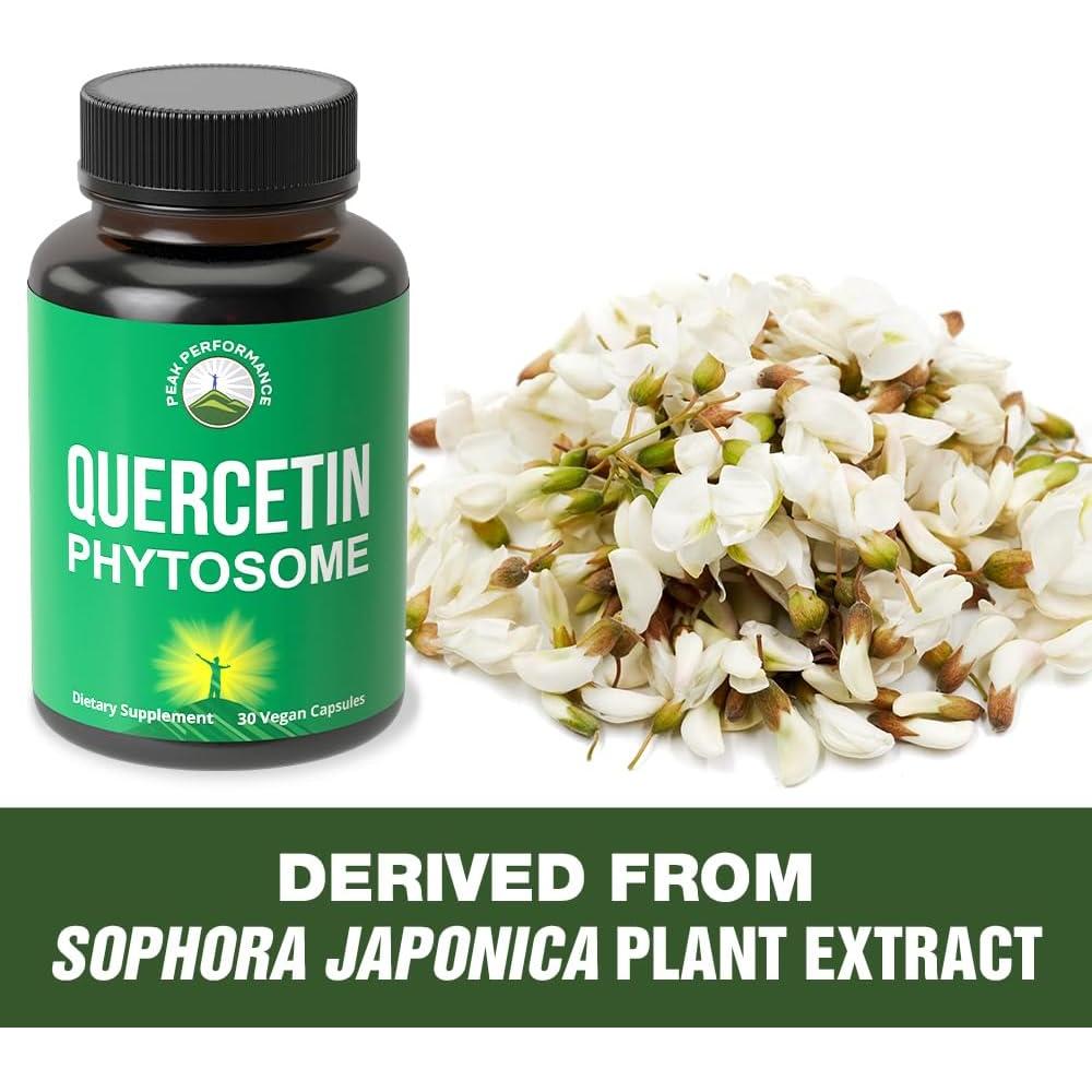 Cápsulas Veganas Quercetina Phytosome Peak Performance 250mg